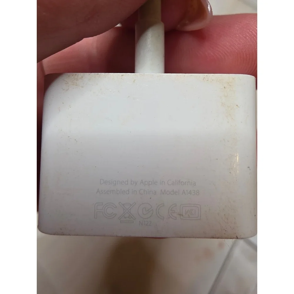 Apple Lightning Digital AV Adapter HDMI Model A1438 White for‎ iPhone iPad F3